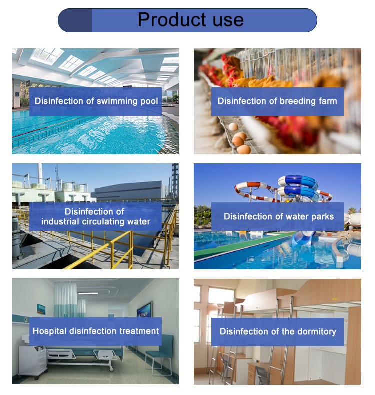 200g 3Inch Chemicals Blue Chlorine Tablets