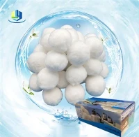 700 g baseino filtrų kamuoliukai, ekologiški pluoštiniai filtravimo elementai, skirti baseino smėlio filtrams