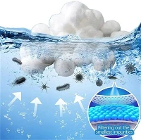 Balls Filter Media Basein Filter Ball Backwash 700g 100% Poliesteris Filtruoti Kamuoliukai Pluoštas