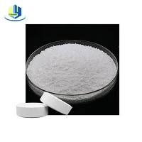 Gamyklos tiekimas SDIC CAS 2893-78-9 56% 60 % natrio dichlorizocianurato baseino dezinfekavimo tabletės
